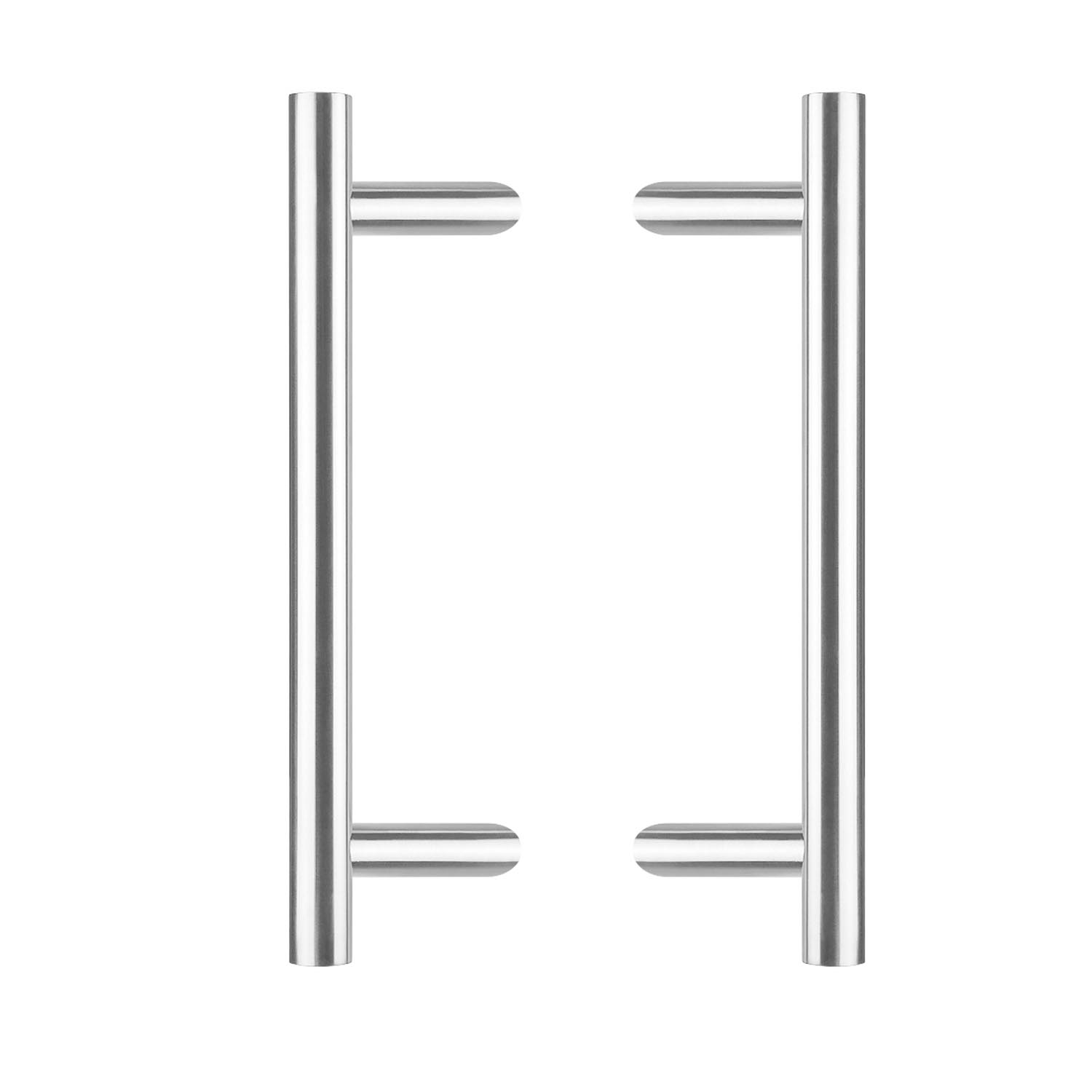 Intersteel Deurgrepen set T-schuin ø 30 mm - 500 mm rvs geborsteld