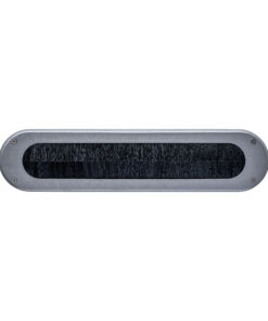 Intersteel Tochtwering ovaal 340x80mm rvs getrommeld