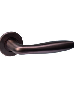Intersteel Deurkruk Q 03 op rozet verdekt ø52x6mm PVD brons