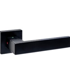 Intersteel Deurkruk Prolock Cunera met blokkeer mechanisme op rozet verdekt 52x52x10mm met nokken zwart