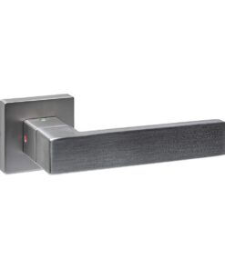 Intersteel Deurkruk Prolock Cunera met blokkeer mechanisme op rozet verdekt 52x52x10mm met nokken rvs