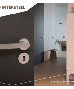 Intersteel Olivari rozet rond met sleutelgat antraciet mat titaan PVD 6 Intersteel Olivari rozet rond met sleutelgat antraciet mat titaan PVD - Afbeelding 3