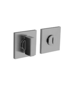 Intersteel Olivari rozet toilet-/badkamersluiting vierkant chroom mat - Afbeelding 2