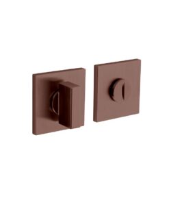 Intersteel Olivari rozet toilet-/badkamersluiting vierkant brons mat titaan PVD