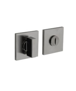 Intersteel Olivari rozet toilet-/badkamersluiting vierkant rvs mat titaan PVD - Afbeelding 2