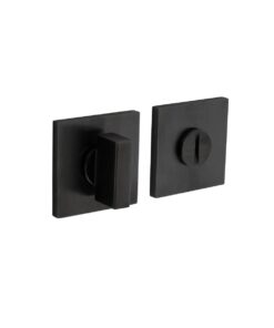 Intersteel Olivari rozet toilet-/badkamersluiting vierkant antraciet mat titaan PVD