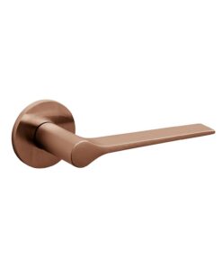 Intersteel Olivari deurkruk Lama L op rozet koper mat titaan PVD