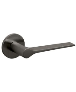 Intersteel Olivari deurkruk Lama L op rozet antraciet mat titaan PVD