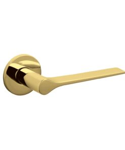 Intersteel Olivari deurkruk Lama L op rozet messing titaan PVD