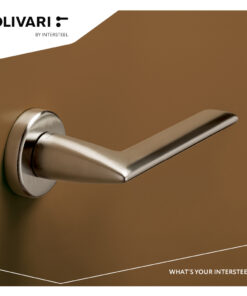 Intersteel Olivari deurkruk Tecno op rozet chroom mat - Afbeelding 2