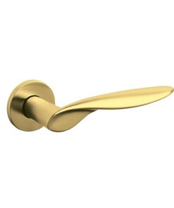 Intersteel Olivari deurkruk Wind op rozet messing mat titaan PVD