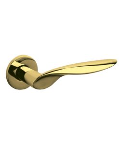 Intersteel Olivari deurkruk Wind op rozet messing titaan PVD