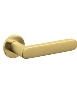 Intersteel Olivari deurkruk Link op rozet messing mat titaan PVD