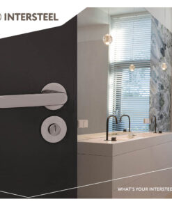 Intersteel Olivari deurkruk Link op rozet antraciet mat titaan PVD - Afbeelding 3