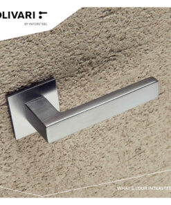 Intersteel Olivari deurkruk Planet Q op rozet chroom mat - Afbeelding 3