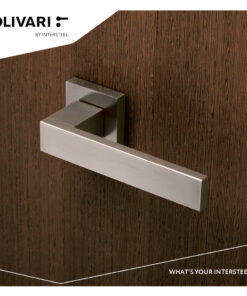 Intersteel Olivari deurkruk Diana op rozet chroom mat - Afbeelding 2
