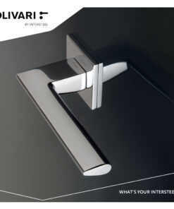 Intersteel Olivari deurkruk Trend op rozet chroom - Afbeelding 3