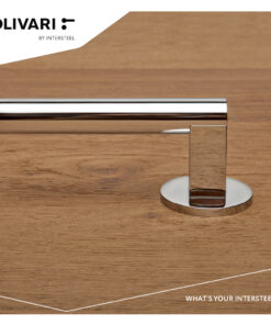 Intersteel Olivari deurkruk Euclide op rozet chroom - Afbeelding 3