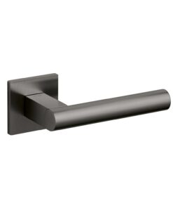 Intersteel Olivari deurkruk Euclide Q op rozet antraciet mat titaan PVD