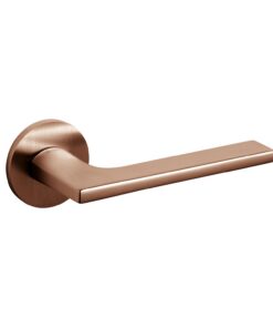 Intersteel Olivari deurkruk Lotus op rozet koper mat titaan PVD