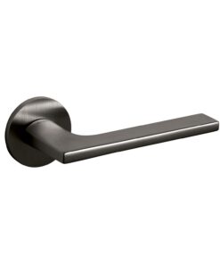 Intersteel Olivari deurkruk Lotus op rozet antraciet mat titaan PVD