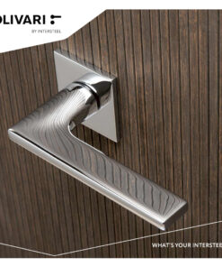Intersteel Olivari deurkruk Lotus Q op rozet chroom - Afbeelding 4