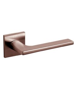 Intersteel Olivari deurkruk Lotus Q op rozet brons mat titaan PVD