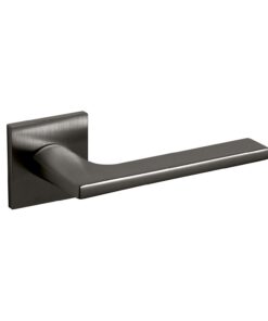 Intersteel Olivari deurkruk Lotus Q op rozet antraciet mat titaan PVD