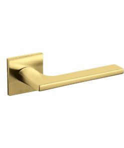 Intersteel Olivari deurkruk Lotus Q op rozet messing mat titaan PVD