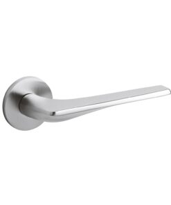 Intersteel Olivari deurkruk Twist op rozet chroom mat