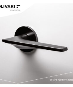 Intersteel Olivari deurkruk Twist op rozet antraciet mat titaan PVD - Afbeelding 3