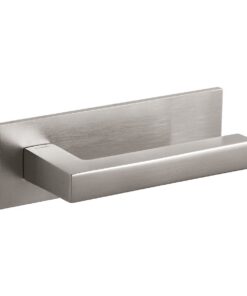 Intersteel Olivari deurkruk ABC op horizontaal schild rvs mat titaan PVD
