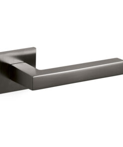 Intersteel Olivari deurkruk ABC op rozet antraciet mat titaan PVD