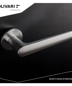 Intersteel Olivari deurkruk Lugano op rozet rvs mat titaan PVD - Afbeelding 6