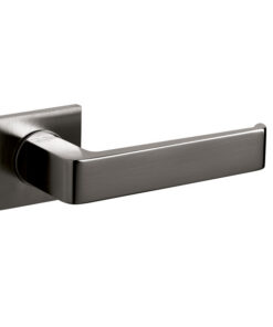 Intersteel Olivari deurkruk Milano Q op rozet antraciet mat titaan PVD