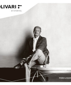 Intersteel Olivari rozet toilet-/badkamersluiting rond nikkel titaan PVD - Afbeelding 3