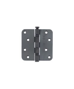 Intersteel Kogellagerscharnier afgerond 3,5" (89x89x2,5mm) CE inclusief schroeven PVD antraciet