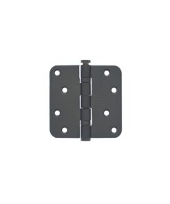 Intersteel Kogellagerscharnier afgerond 3,5" (89x89x2,5mm) CE inclusief schroeven donker brons