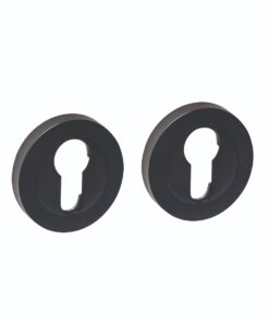 Intersteel Cilinderrozetten verdekt ø53x10mm met nokken zwart