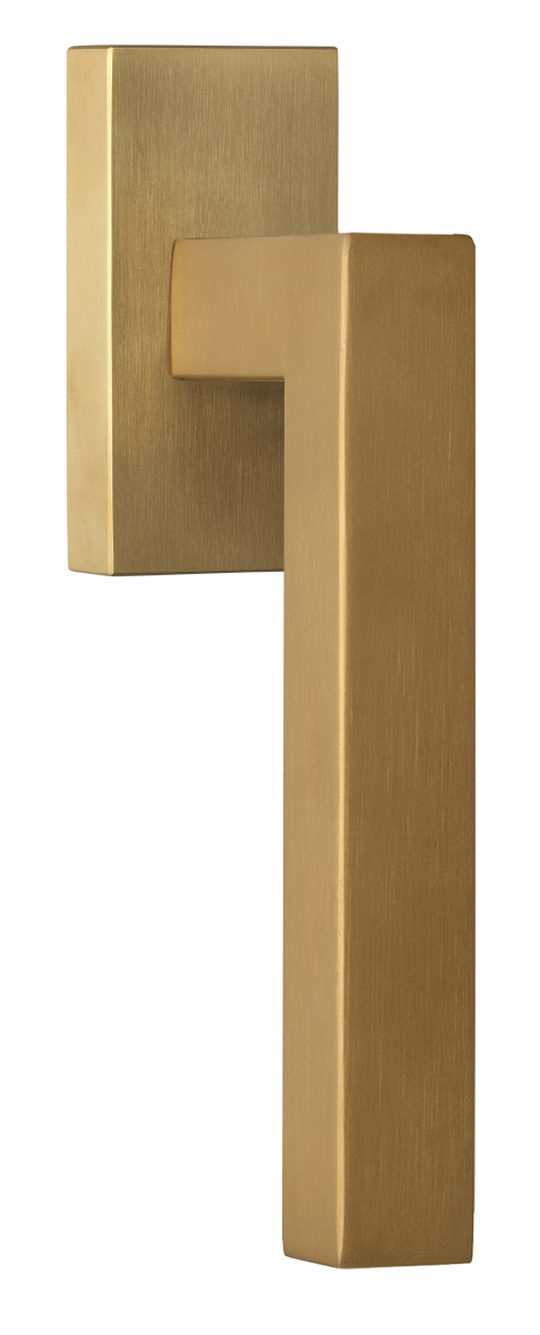 Formani BASICS BSQ1-DK-Q draaikiepgarnituur niet afsluitbaar PVD mat goud rechts/links