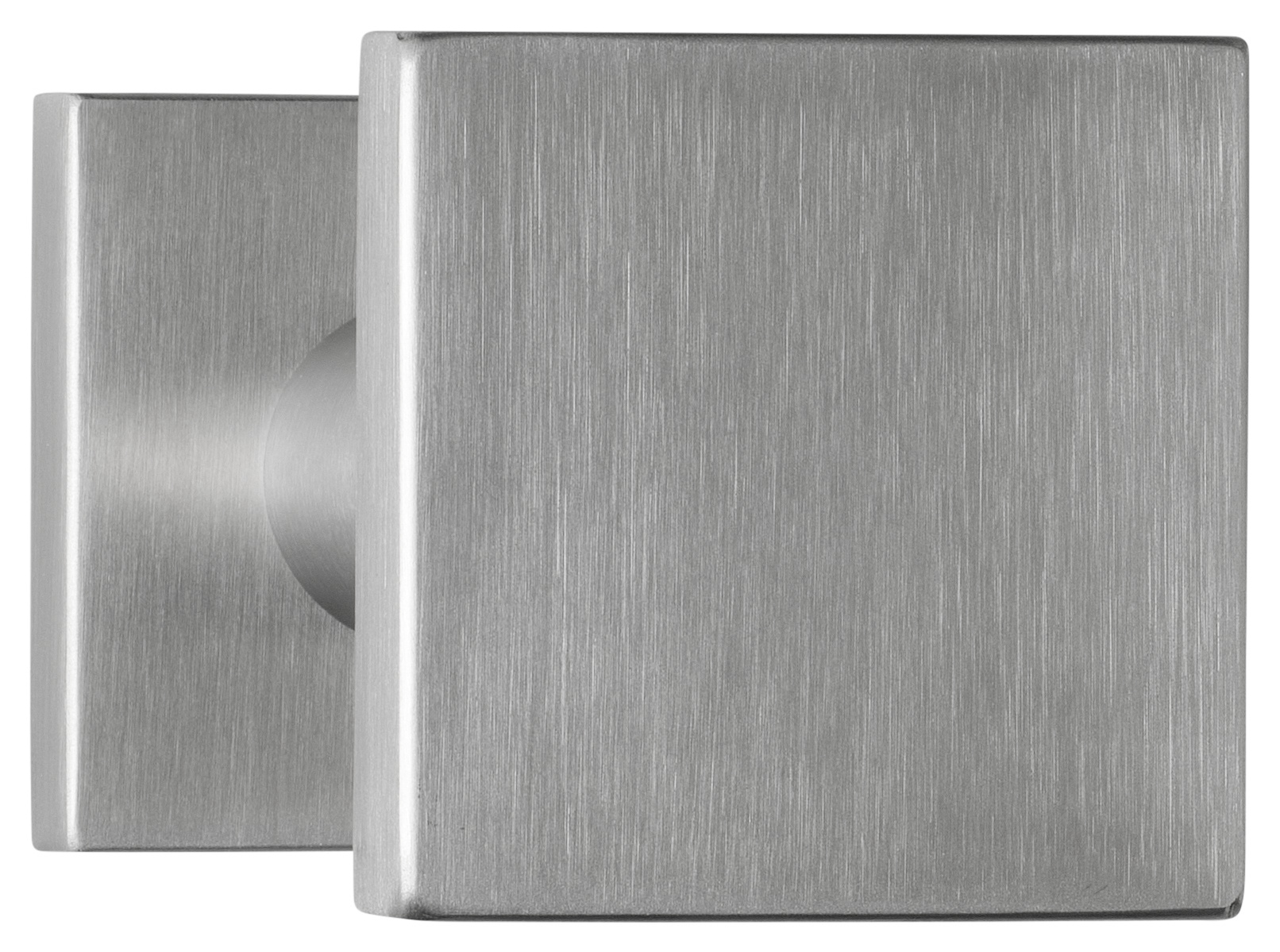 Formani BASICS BSQ60V voordeurknop vast op rozet mat roestvast staal