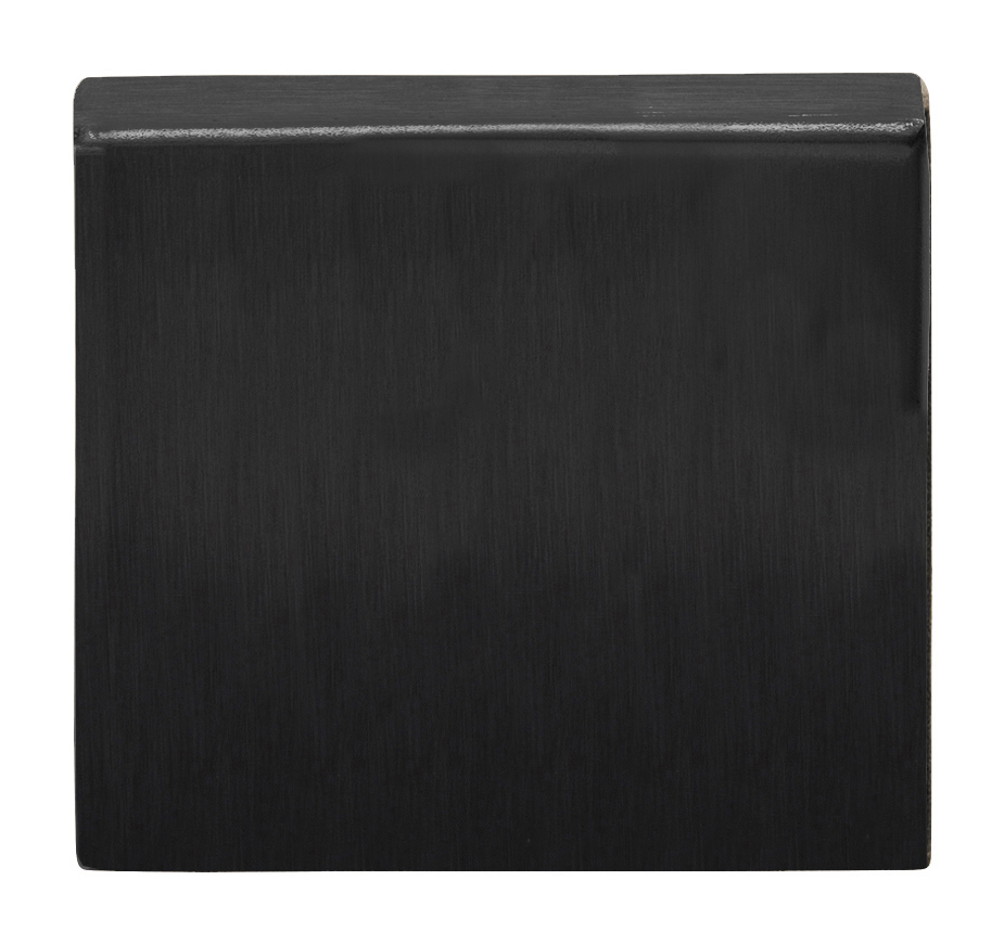 Formani BASICS BSQB53 blind plaatje vierkant PVD gunmetal