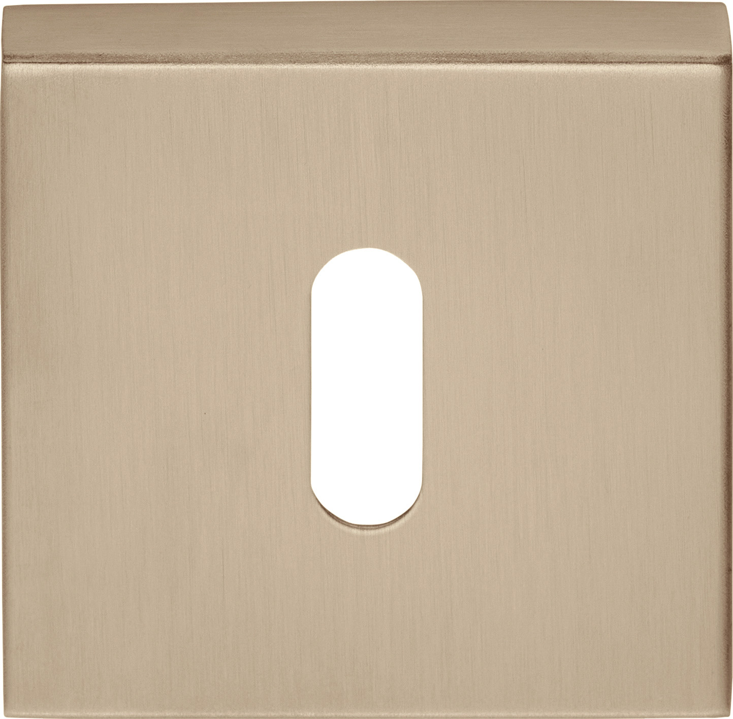 Formani BASICS BSQN53 sleutelplaatje vierkant PVD licht brons