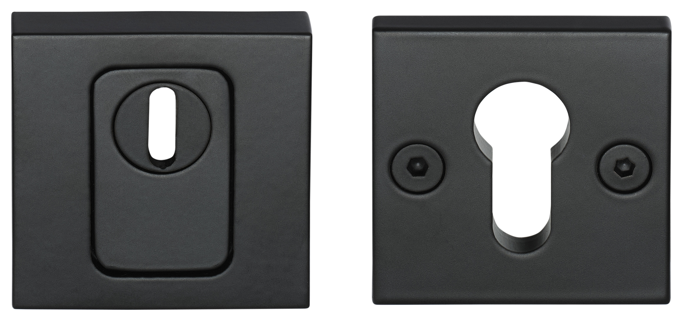 Formani BASICS BSQVEIL-KT massief veiligheidscilinderrozet met kerntrekbeveiliging SKG*** PVD gunmetal