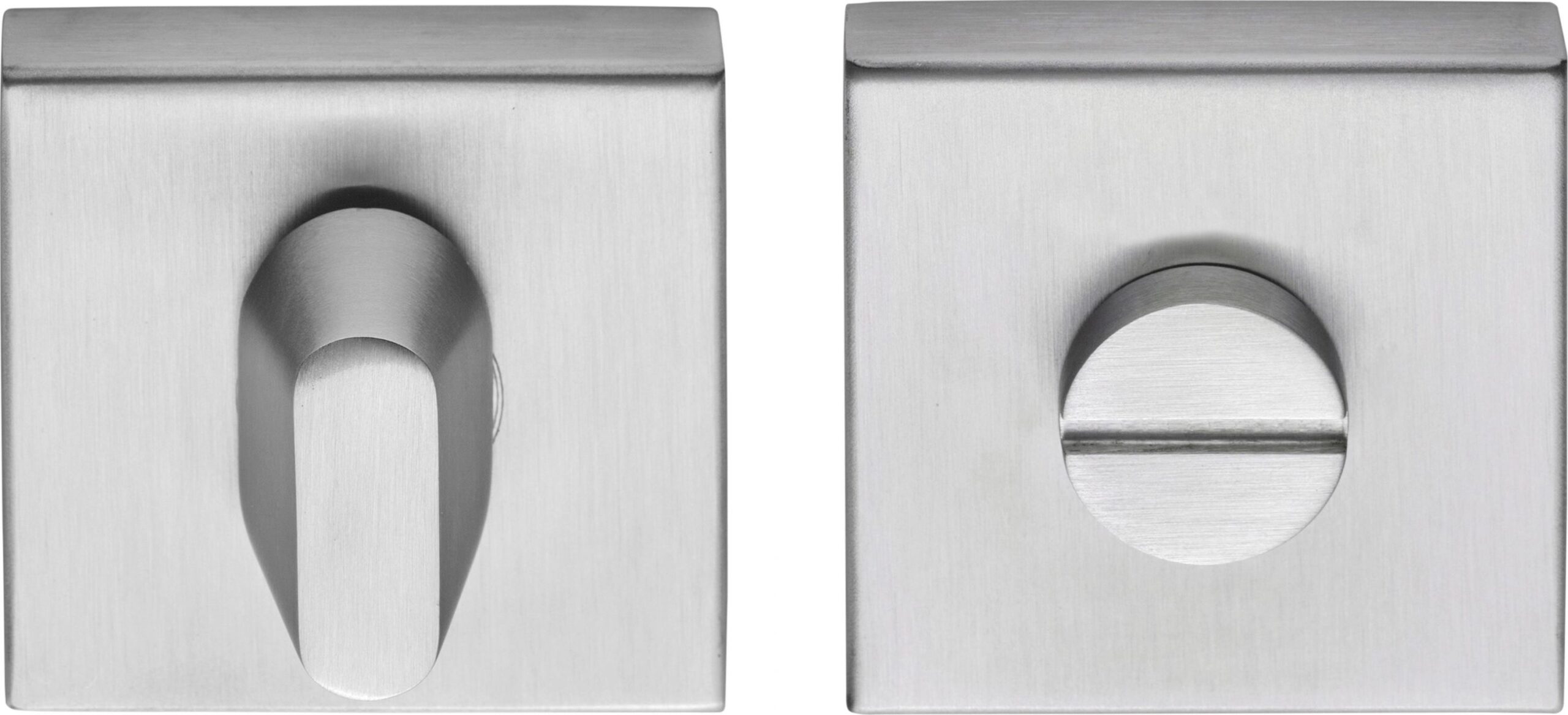 Formani BASICS BSQWC53-ZI toiletgarnituur op vierkant rozet inclusief Q5/6/7/8mm stift zonder indicatie PVD champagne