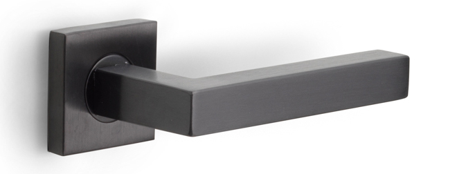 Formani BASICS BSQ1-G deurkruk geveerd op rozet PVD gunmetal