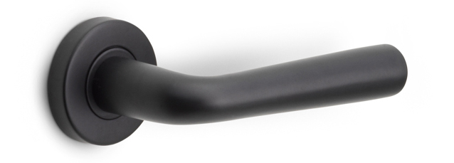 Formani BASICS LB10H deurkruk geveerd op rozet mat zwart