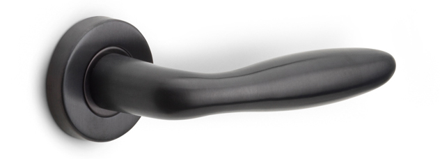 Formani BASICS LB18H deurkruk geveerd op rozet PVD gunmetal