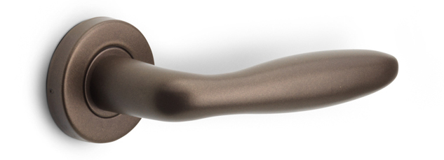 Formani BASICS LB18H deurkruk geveerd op rozet brons
