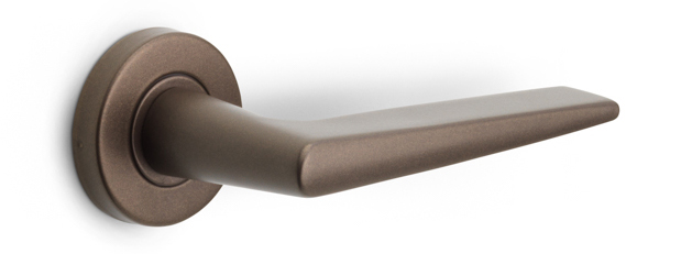 Formani BASICS LB21H deurkruk geveerd op rozet brons